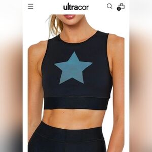 Ultracor Lux Essential Star Knockout Level Crop Top Sport Bra Size S price$275